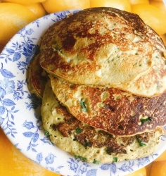 Crêpes aux blettes type blinis