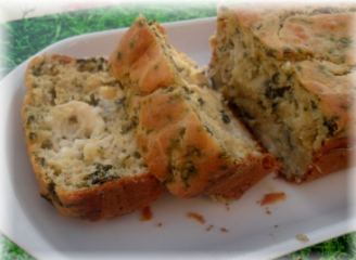 Cake aux blettes et chèvre (ou lardons pour ceux qui aiment)