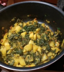 Aloo palak